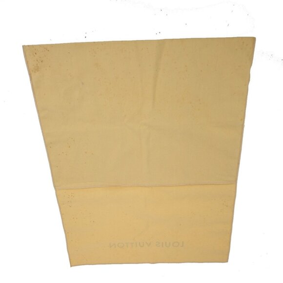 LOUIS VUITTON Logo 10 Set Dust Bag Drawstring Canvas Cotton Beige Brown - Picture 9 of 16